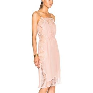 NWOT fleur du mal rose appliqué slip dress